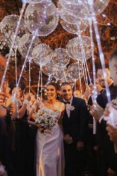 Wedding Party Balloons Home Party Decorations - Lasercutwraps Shop Home Party Decorations, Balloon Holders, Led Balloons, Wedding Send Off, Clear Balloons, Wedding Exits, Table Runners Wedding, Wedding Balloons, Marriage Proposals