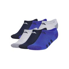 Stock up on the essentials with these boys' adidas no-show socks. Click on this KIDS APPAREL & SHOES GUIDE to find the perfect fit and more! FEATURES 6-pack Cushioned and reinforced heel & toe Moisture-wicking fabricFABRIC & CARE Polyester, spandex Machine wash Imported Size: 9-11. Color: Heather Blue. Gender: male. Adidas Sporty Socks With Logo, Adidas Casual Breathable Socks, Adidas Sporty Socks For Sports, Casual Breathable Adidas Socks, Casual Adidas Breathable Socks, Sporty Adidas Socks For Sports, Blue Casual Training Socks, Sporty Adidas Socks, Casual Blue Training Socks