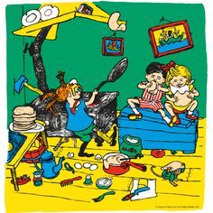 an image of children playing in the living room