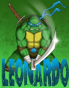 A hand-drawn, digitally-colored poster depicting Teenage Mutant Ninja Turtle Leonardo. Standard poster size is 11 x 14. Ninja Turtle Leonardo, 2003 Tmnt, Raphael Ninja Turtle, Leonardo Ninja Turtle, Squid Sisters, Teenage Mutant Ninja Turtles Artwork, Teenage Mutant Ninja Turtles Art, Ninja Turtles Artwork, Tmnt Artwork