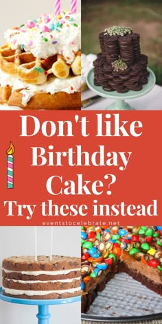 don't like birthday cake? try these instead and make sure to use it