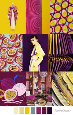 a collage of different colors and patterns in the style of an art decoist