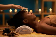 Celebrating Black Womanhood Through Holistic Self-Care Routines — 247 Live Culture Magazine Massage Art, Soft Beauty, Thai Massage, Healing Arts, Deep Tissue Massage, Unframed Wall Art, Spa Massage, Arts And Crafts Supplies, Spa Treatments