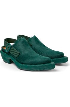 Camper Venga Mule (Women) | Nordstromrack Ugly Shoes, Camper Shoes, Clog Boots, Men Loafers, Casual Shoe, Closet Fashion, Green Shoes, Calf Hair, Winter Casual