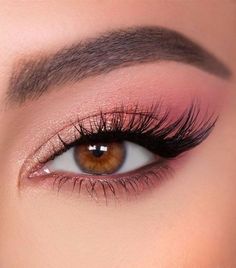 Pink Eye Look, Flower Jewellery For Haldi, Slay Makeup, Barbie Makeup, Pink Eye, Beautiful Eye, Makeup Looks Tutorial, Eye Look