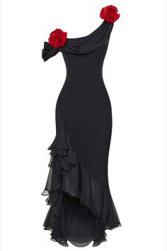 Enter on our website to find more beautiful clothes and stuff 🩷 Black And White Dresses Classy, Phantom Of The Opera Outfits, Sheer Fabric Dress, Nature Dresses, Midi Gown, Elegant Dresses Classy, Clothes Pattern, Chiffon Midi Dress, Beautiful Clothes