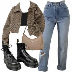 De 🥑𝙼𝚊𝚕𝚟𝚊🥑 K Fashion, Wear Or Tear, Mode Inspiration, Teen Fashion Outfits, Looks Vintage, Polyvore Outfits, Retro Outfits