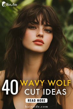 Embrace the wolf cut trend with these 40 wavy ideas! From loose, beachy waves to dramatic, textured layers, these styles will keep your look fresh and on-trend. Wolf Cut On Wavy Hair, Body Wave Perm, Loose Beachy Waves, Wolf Cut Long, Choppy Layers, Defined Curls