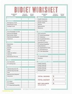 a printable budget worksheet with the words