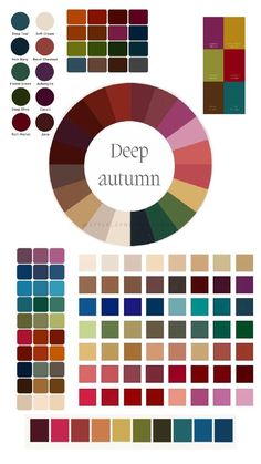 Dark Autumn Palette, Dark Autumn Color Palette, Deep Autumn Colors, Autumn Color Analysis, Deep Autumn Palette, Autumn Color Palette Fashion, Color Palette Fashion, Autumn Colour Palette, Autumn Skin