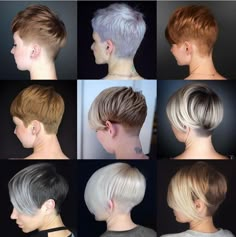 Stages Of Growing Out A Pixie Cut Growing Out Pixie Cut, Grown Out Pixie, Poofy Hair, Clipper Cut, Pixie Bob Haircut, Hair Trim, Short Bob Haircuts, Pixie Haircuts, Short Pixie Haircuts