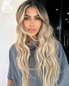 Blonde Hair W Dark Roots, Money Pieces On Dark Hair, Long Ash Blonde Hair, Blonde Hair Brown Roots, Dark Roots Blonde Hair Balayage, Ash Blonde Hair Balayage, Blonde Hair With Roots, Blonde Highlights On Dark Hair