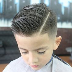 slick haircut with a quiff Popular Boy Hairstyles, Baby Boy Haircuts