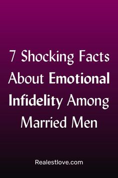 While physical infidelity is more commonly discussed, a topic that is often overlooked but can have a devastating impact on marriage – is emotional infidelity among married men. Emotional cheating has its own set of consequences and complexities in any marriage. In this article, I will reveal 7 shocking facts about emotional infidelity among married men, discuss whether a marriage can survive emotional infidelity. Working Through Infidelity, Emotional Infidelity Marriage, Emotional Affairs Marriage, Emotional Affair Facts, Infedility Quotes Relationships, Infidelity In Marriage Quotes, Surviving Infidelity Marriage, Affairs With Married Men, Emotionally Cheating