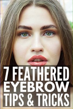 How to Draw Feathered Eyebrows | If you love the look of big, fluffy, natural-looking brows, but aren't sure you're ready to commit to microblading or microfeathering, we're sharing 7 eyebrow hacks and step by step tutorials to teach you how to shape eyebrows with makeup. From the best eyebrow and makeup products, to easy application techniques, to step-by-step tutorials, learn how to adopt the feathered brow trend as your own and keep your eyebrows on fleek! How To Shape Eyebrows, Feathered Eyebrows, Shape Eyebrows, High Bun Hair, Bleached Hair Repair, Eyebrow Trends, Precisely My Brow Pencil, Full Eyebrows, Pop Art Makeup