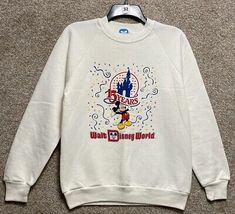 Vintage 1986 Walt Disney World 15 Year Anniversary Sweatshirt Crewneck Adult Med  | eBay Disneyland Sweatshirt Vintage, Disney Sweaters Vintage, Disney World Sweatshirt, Thrift Board, 15 Year Anniversary, Sweaters Vintage, Disney Sweaters, Sweatshirt Crewneck, Vintage Mickey