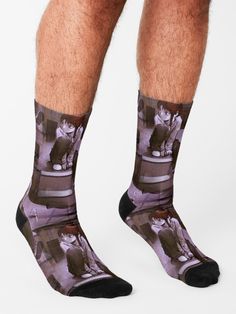 "Slacker Lain" Socks by eg-berlin | Redbubble Anime Shirts