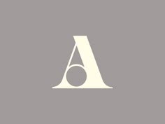 a white letter on a gray background with the word'a'written in it