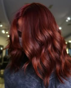 Fall Reds Hair Color, Red Hair All Over Color, All Over Red Hair Color Ideas, Red And Chestnut Hair, Box Dye Auburn Hair, Fall Hair Color Auburn, Red Violet Copper Hair, Hair Color Ideas Cooper, Womens Red Hair Color