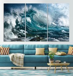 Big Storm Wave on Ocean Wall Art Canvas Print, Sea Ocean Wall Decor Print on Canvas, Framed Dark Sky Wall Art Print, Coastal Calm Wall Art Stretched and Ready to Hang, Bedroom Decor Art, Art Gift, Modern Art Poster canvas print Home Art, Art Gift for her Modern Artwork Home Decor Interior Design Canvas Wall Art Canvas Print Art Home Decoration 100% Quality, 100% Satisfaction. * Each one is handmade. They are manufactured with top-quality material. ABOUT OUR CANVASES:  The canvas is a museum-qual Photograph Artwork, Storm Pictures, Large Wall Art Canvas, Bathroom Beach, Images D'art, Beach Bathroom Decor, Ocean Canvas, Large Wall Space, Grand Art Mural