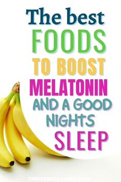 food for sleep Good Nights, Best Fat Burning Foods, Good Foods To Eat