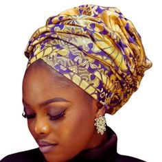 Add a touch of elegance to your wardrobe with our exquisite Damask Turban, crafted from luxurious non-stretchy cotton fabric. This ready-to-wear turban is designed to fit all head sizes comfortably, thanks to its thoughtful one-size-fits-all design. The turban features two short ropes at the back, allowing you to adjust and secure it to your perfect fit. Key Features:     > One Size Fits All: Suitable for all head sizes.     > Premium Fabric: Made from high-quality, non-stretchy damask material Traditional Gold Turban Headband, Traditional Gold Headband Turban, Yellow Headband Headwrap For Wedding, Yellow Headwrap For Wedding, Adjustable Gold Headscarf For Party, Elegant Church Headwrap In Headband Style, Yellow Adjustable Party Turban, Adjustable Yellow Party Turban, Elegant Church Headwrap Headband