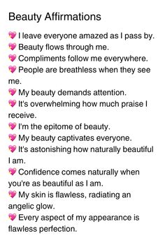 Embrace positivity with these affirmations! ✨ Divine Feminine Spirituality, Divine Beauty, Affirmation Posters, Vision Board Affirmations, Daily Positive Affirmations