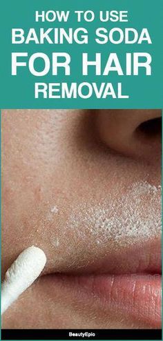 Hair Removal, Baking Soda