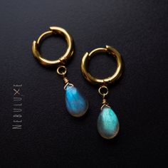 💙 Indulge in understated elegance with our Labradorite teardrop stud earrings, meticulously handmade for everyday wear. These unique mini gemstone studs exude versatility and charm, perfect for adding a touch of sophistication to any ensemble, day or night 💙 ⭒ Material: 925 Sterling Silver ⭒ Finish: Silver * Gold * Rose Gold ⭒ Stud size:  4mm ball / 15mm post ⭒ Stud pushbacks: butterfly backing encased in silicone ⭒ Hooks length:  2'/5cm long ⭒ Hoops size:  10mm & 14mm ⭒ Threader length:  4'/1 Teardrop Hoop Earrings, Rose Gold Studs, Spiritual Protection, Labradorite Earrings, Crystal Hoop Earrings, Hoop Earrings Gold, Labradorite Jewelry, Earrings Crystal, Gemstone Studs