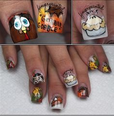 Best way to celebrate Thanksgiving Turkey Nails Designs, Nails Opi