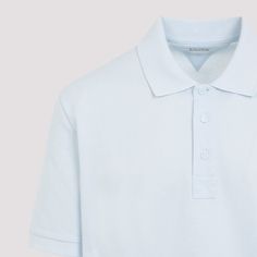 Bottega Veneta Bubble Blue Cotton Polo. Pure Bubble blue cotton polo, classic polo collar, short sleeves with ribbed trims, straight hem.Gender: MenMaterial: 100%COTTONColor: BLUEMade in: ITProduct ID: 773650.V01G0_4033*Import tax/duty will be calculated at checkout (If applicable) Light Blue Fitted Polo Shirt With Polo Collar, Fitted Light Blue Polo Shirt With Polo Collar, Fitted Light Blue Polo Shirt, Classic Blue Top With Ribbed Collar, Classic Blue Tops With Ribbed Collar, Classic Blue Polo Shirt With Seamless Collar, Blue Polo Shirt With Collar, Classic Relaxed Fit Polo Shirt With Polo Collar, Blue Polo Shirt With Collar And Placket