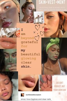 Clear Skin Visionboard, Vision Board For Clear Skin, Clear Glass Skin Pictures, 2023 Vision Board Clear Skin, Clear Glass Skin Vision Board, Flawless Skin Vision Board, Clear Healthy Skin Aesthetic, Motivation For Clear Skin, Healthy Skin Manifestation