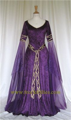 Medieval Wedding Gown With Historical Design, Medieval Wedding Dress With Historical Design, Medieval Floor-length Wedding Dress, Medieval Style Floor-length Wedding Dress, Medieval Wedding Dress, Floor-length, Fitted Medieval Wedding Dress With Historical Design, Fantasy Style Fitted Wedding Gown, Fantasy Style Floor-length Wedding Dress, Fantasy Floor-length Wedding Dress