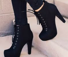 High Heeled Boots, Shoes Boots Heels, Elegant Shoes, High Heel Boots Ankle