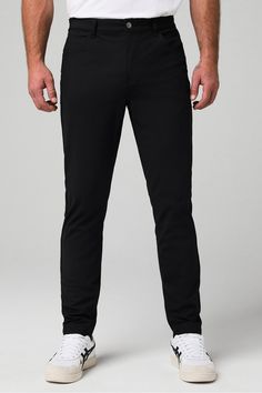 The Don 5-Pocket Pant (Slim Fit) FL2 black male Activewear >> Mens >> Bottom >> Pants Don RepelKnit regular Golf 4-Way Stretch/Breathable/Cell Phone Pocket/External Pockets/Hidden Pockets/Mildew Resistent/Pockets/Quick-Dry/Recycled Materials/Slim Fit/UPF Protection/Water-Resistant/Zip Pockets Golf 4, The Don, Slim Fit Pants, Like A Boss, Pocket Pants, Slim Pants, Mens Activewear, Mens Bottom, Recycled Materials