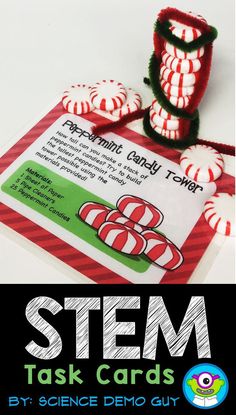 $3 · This resource includes six Christmas themed STEM Task Cards for the holidays, an editable worksheet and a STEM process poster! *****Save Money, buy the bundle!! Click Here! Save 30%******These… Holiday Stem Activities, Stem Task Cards, Christmas Stem Activities, Winter Stem, Holiday Stem, Christmas At School, Elementary Stem Activities, Elementary Stem, Christmas Science