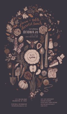 an image of a poster with flowers and other things in the background that says garden days