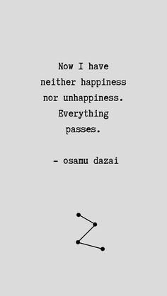 a quote from osamu dazaii about happiness