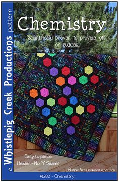 a book cover with an image of a quilt on it