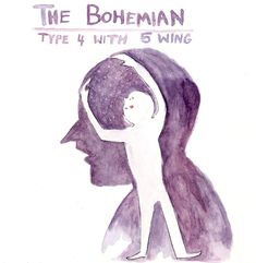 Quirky Illustrations That Will Help You Discover Yourself And Find Your Enneagram Type Infp Personality, Quirky Illustration, Water Colors, The Bohemian, Human Emotions, One Image