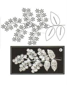 the instructions for how to make a crochet snowflake