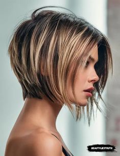 Short Choppy Hairstyles: Top 40 Cuts that are Trending this Year Grey Hair Dye, Bob Hairstyles For Thick, Short Hairstyles For Thick Hair, Hairstyles Women, Short Choppy Hair, Top 40, Short Hair Cuts For Women