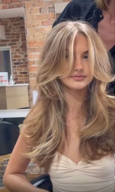 Hairstyles For Layered Hair, Blonde Hair Inspiration, Blonde Hair Looks, Wolf Cut, Haircuts Straight Hair, Haircuts For Long Hair, Short Hairstyle