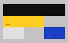 an image of a black, yellow and blue color scheme