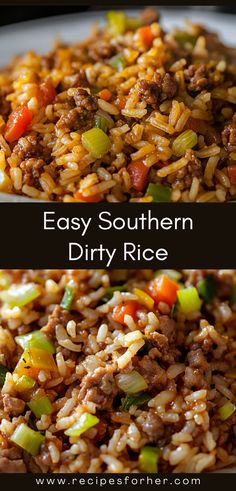 Looking for a simple, hearty meal that’s full of flavor? This Easy Southern Dirty Rice with Ground Sausage is a one-pot wonder that brings comfort and taste together. It’s perfect for busy weeknights or lazy rice recipes that make dinner a breeze. You’ll love how ground meat and rice recipes come together in this Cajun-inspired dish, with just the right amount of smokiness and spice. Try it tonight!  #GroundMeatRiceRecipes #GroundSausageDinners #LazyRiceRecipes #CajunRiceWithSausage