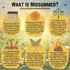 what is midsummer in the sun and how does it mean to be? info poster