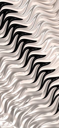 an abstract background with wavy black and white lines