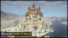 an image of a building in minecraft with the words how to build on it