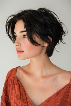 38 Stunning Pixie Haircuts for a Trendsetting Makeover in 2024 – CreativeBooster Short Hair Women Undercut, Very Fine Hair Haircut, Women Very Short Hair, Women's Short Haircut, Trendy Pixie Haircut 2024, Elegant Pixie Cut, Pixie Black Hair, Very Short Hair Cuts For Women, Pixie Cut Fine Hair