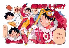 an image of monkey d luffy and his friends